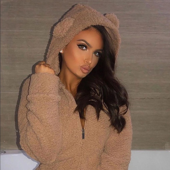 Fashionnova | Teddy Bear Romper - Picture 2 of 6